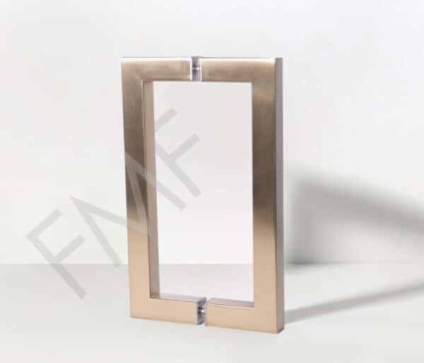 Square Series Pull Handle - Brushed Bronze, 8"
