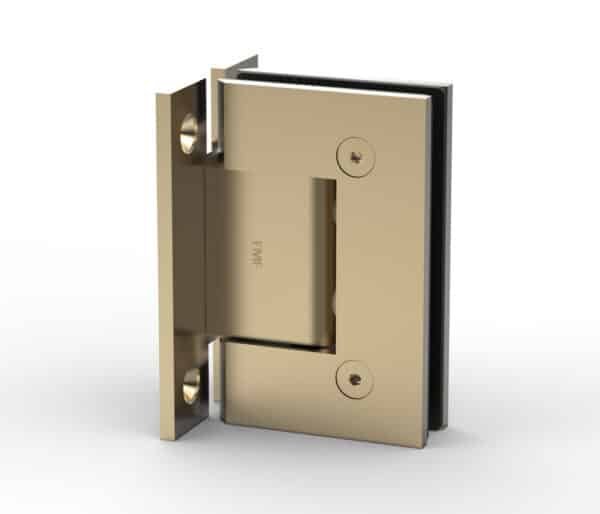 H-Plate Wall Mount Hinge - Brushed Bronze, Premium