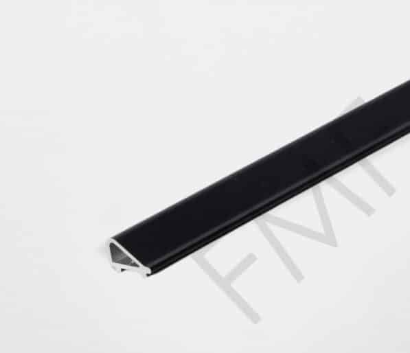 Shower Door Sloped Threshold - Matte Black