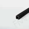 Main Guide Rail for Soft Series Sliding Door Kit – 120" Length-Matte Black - Matte Black