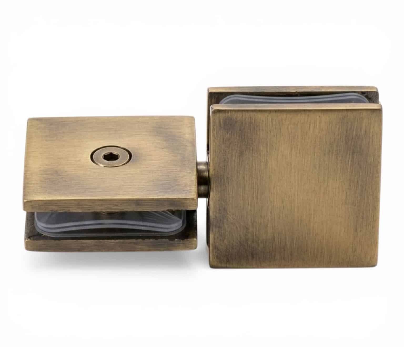 2×4-180° Movable Transom Clamp - Antique Brass