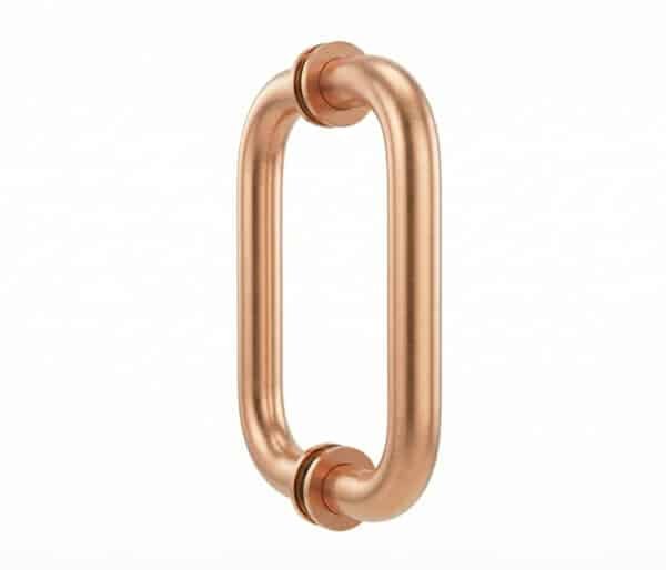 Round Series Pull Handle - Brushed Rose Gold, 6"