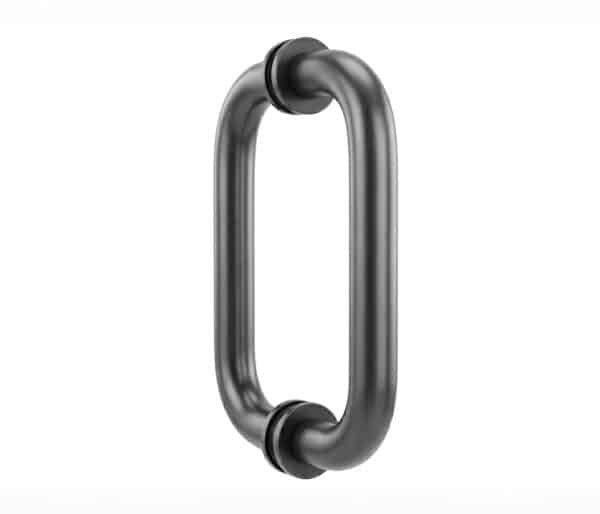 Round Series Pull Handle - Gun Metal, 6"