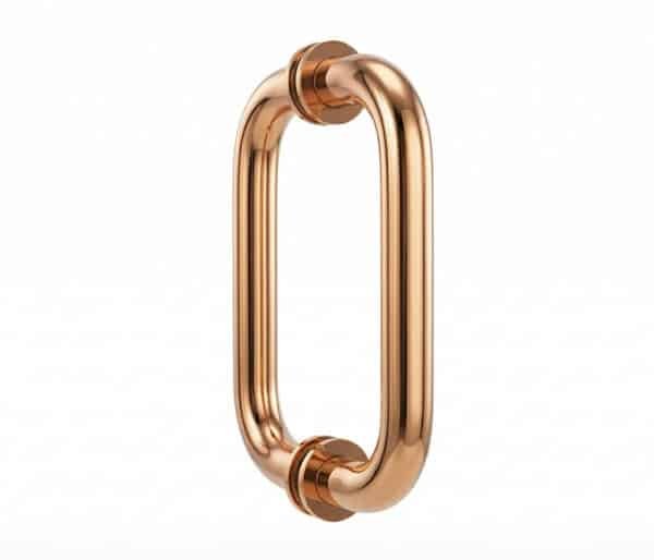 Round Series Pull Handle - Rose Gold, 6"