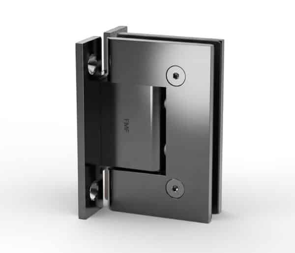 H-Plate Wall Mount Hinge - Gun Metal, Premium