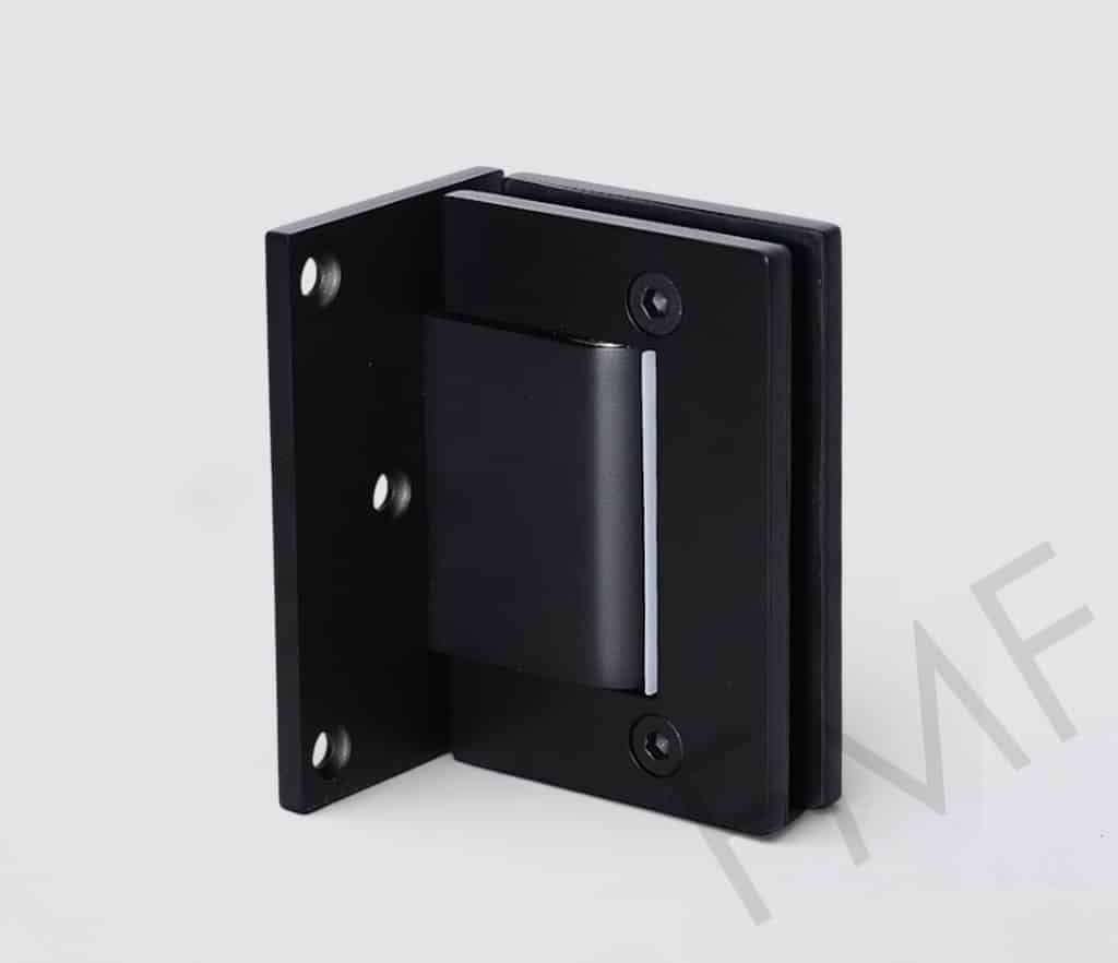 Hydraulic Offset Wall-Mount Glass Hinge 304SS Hold-Open - Sold in Pairs
