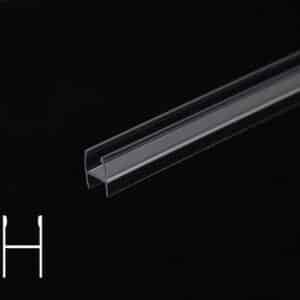 120" Clear L-Seal for Bypassing Shower Sliders