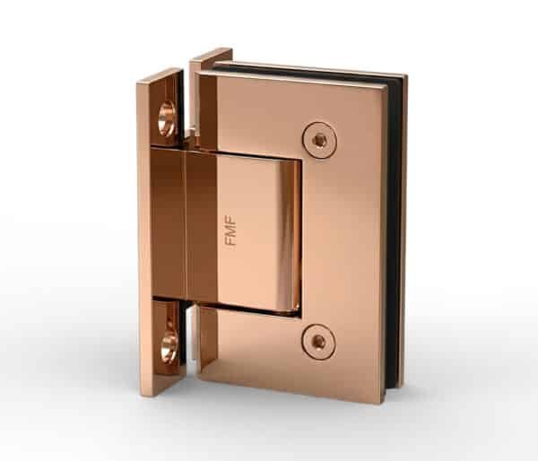 H-Plate Wall Mount Hinge - Rose Gold, Premium