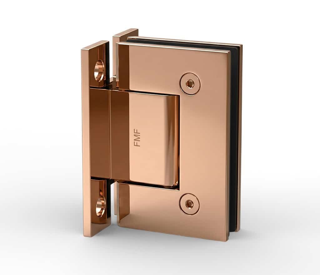 H-Plate Wall Mount Hinge - Rose Gold