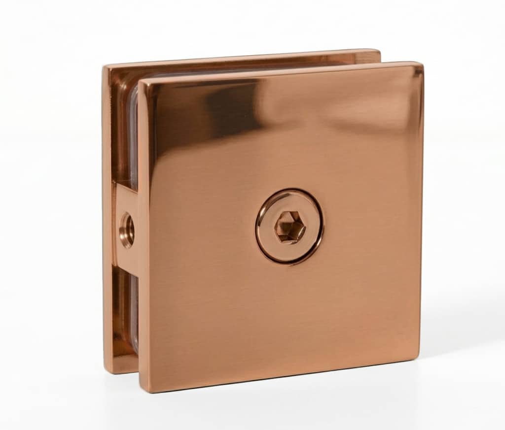 Standard Glass Clamps 50x50MM - Rose Gold