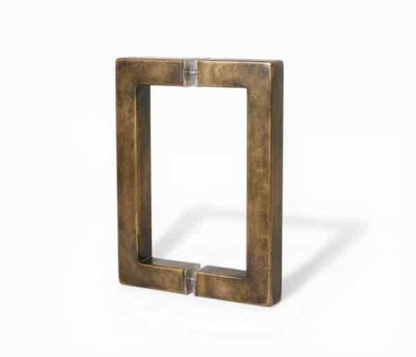 Square Series Pull Handle - Antique Brass, 6"