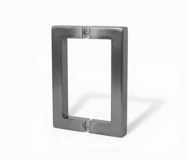 Square Series Pull Handle - Gun Metal, 6"