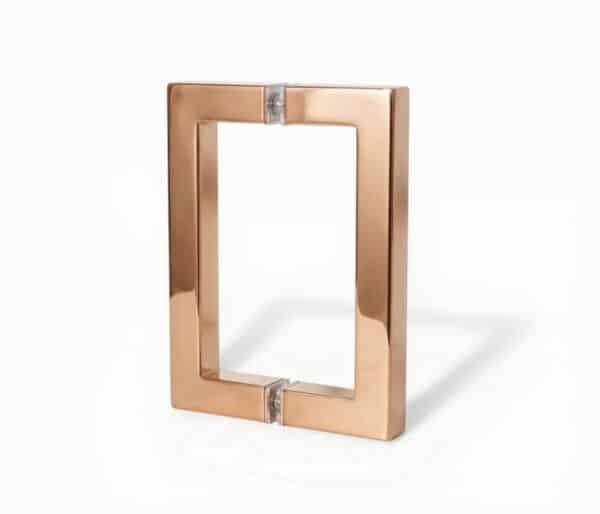 Square Series Pull Handle - Rose Gold, 6"