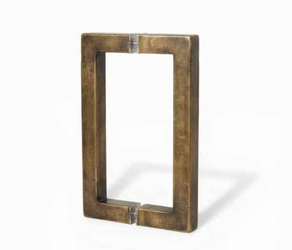 Square Series Pull Handle - Antique Brass, 8"