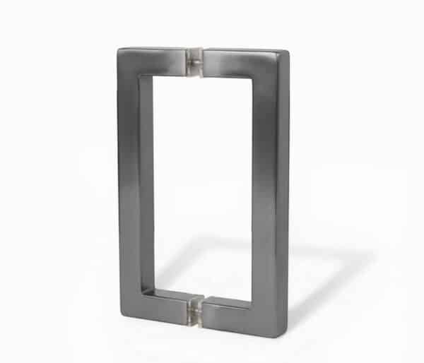 Square Series Pull Handle - Gun Metal, 8"