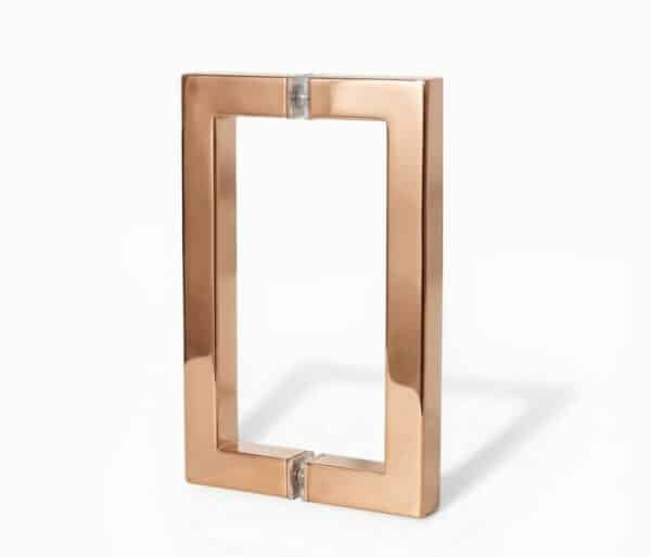 Square Series Pull Handle - Rose Gold, 8"