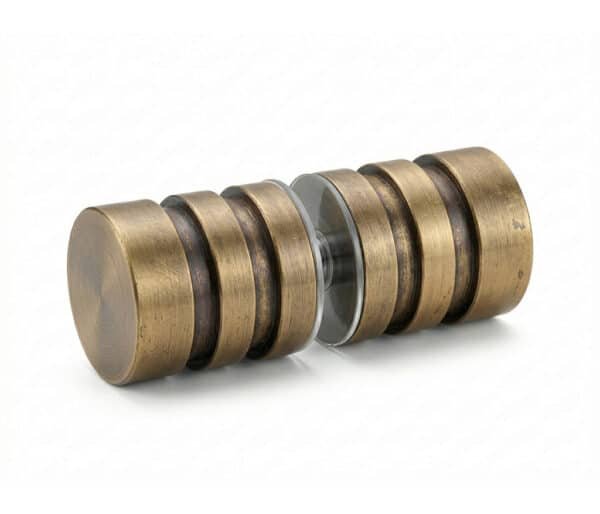 Modern Door Knob - Antique Brass