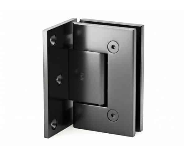 Offset Wall Mount Hinge - Gun Metal