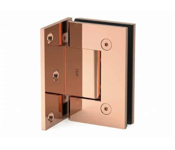 Offset Wall Mount Hinge - Rose Gold
