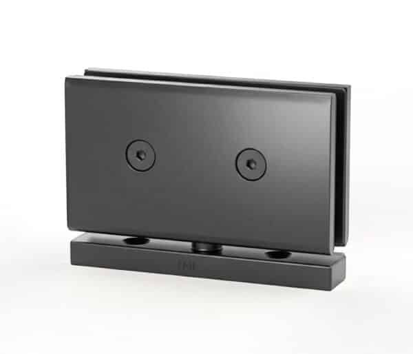 360° Square Pivot Shower Door Hinge - Gun Metal
