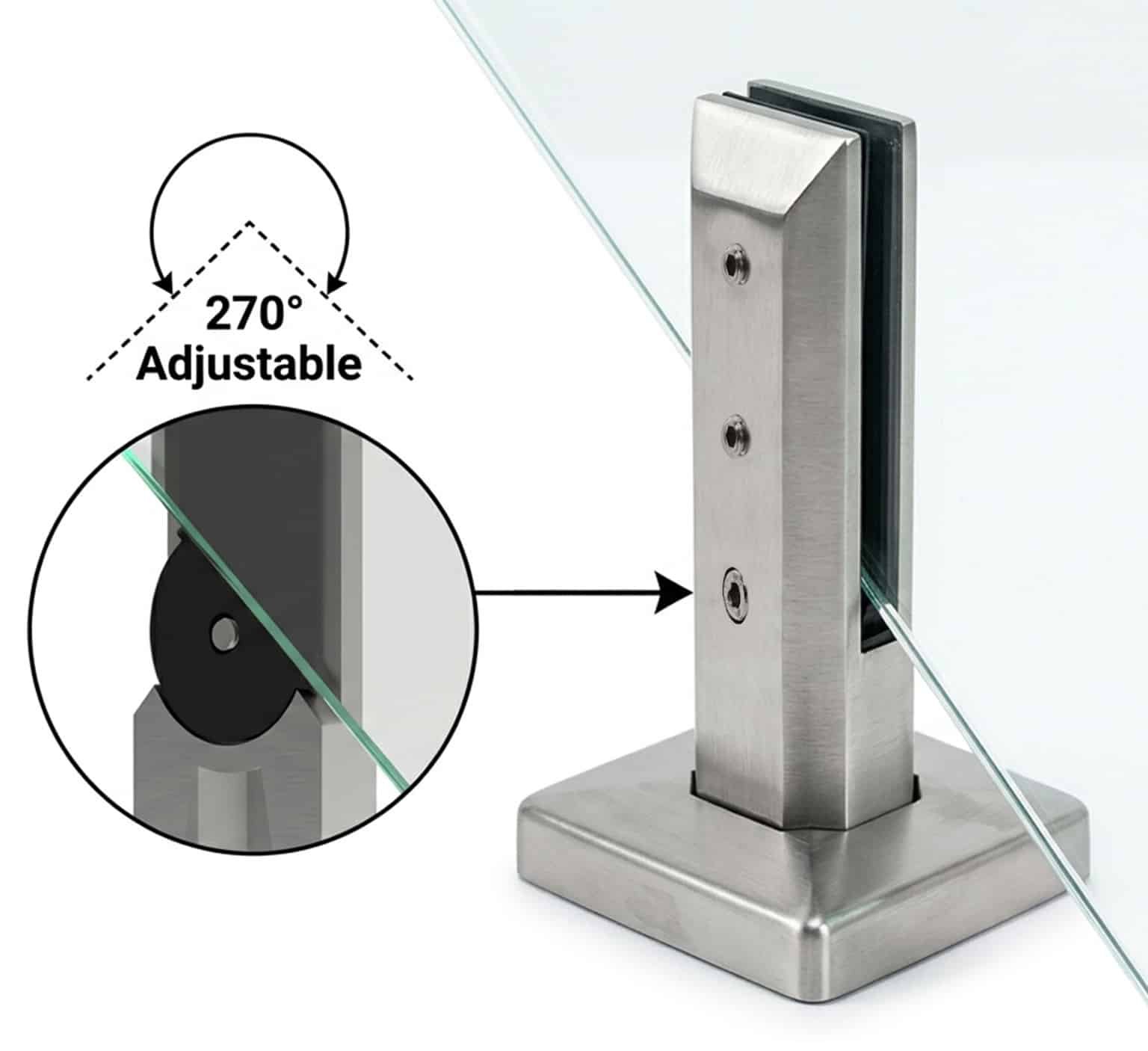 Square 8" Stair-Angle Spigot