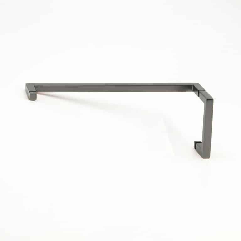 6″x 18″ Square Towel Bar Combo - Gun Metal