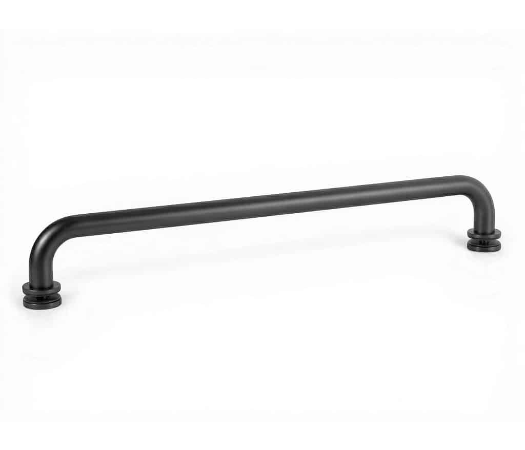 18″ Round Single-Sided Towel Bar – Gun Metal